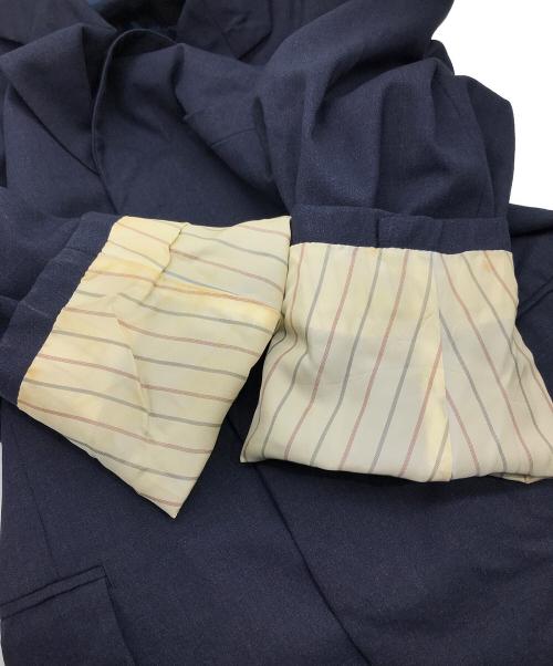 COMME des GARCONS HOMME PLUS（コムデギャルソンオムプリュス）COMME des GARCONS HOMME PLUS (コムデギャルソンオムプリュス) 90'sウール3Bジャケット ネイビー サイズ:Sの古着・服飾アイテム