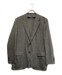 Pilgrim（ピルグリム）の古着「Super130'sトロピカルウールシルク 2Bテーラードジャケット ERMENEGILD ZEGNA TRAVELLER NANOSPHERE」｜ブラウン