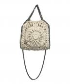 STELLA McCARTNEYステラマッカートニー）の古着「Falabella Mini Tote Flower Croche」｜アイボリー