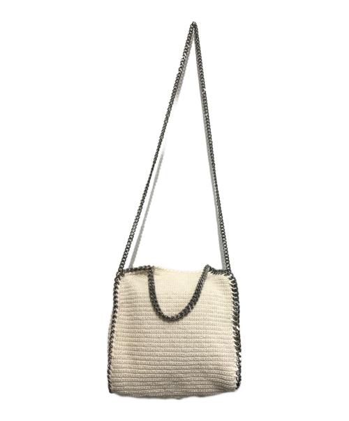 STELLA McCARTNEY（ステラマッカートニー）STELLA McCARTNEY (ステラマッカートニー) Falabella Mini Tote Flower Croche アイボリー サイズ:-の古着・服飾アイテム