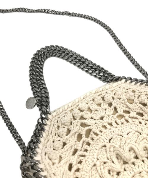 STELLA McCARTNEY（ステラマッカートニー）STELLA McCARTNEY (ステラマッカートニー) Falabella Mini Tote Flower Croche アイボリー サイズ:-の古着・服飾アイテム