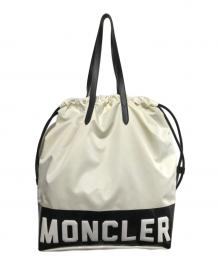 MONCLER（モンクレール）の古着「FLAMENNE SHOPPING BAG(フラメンヌショッピングバック」｜ホワイト×ブラック