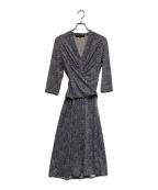 CORCOVADOコルコバード）の古着「ブラウスワンピース」｜ネイビー