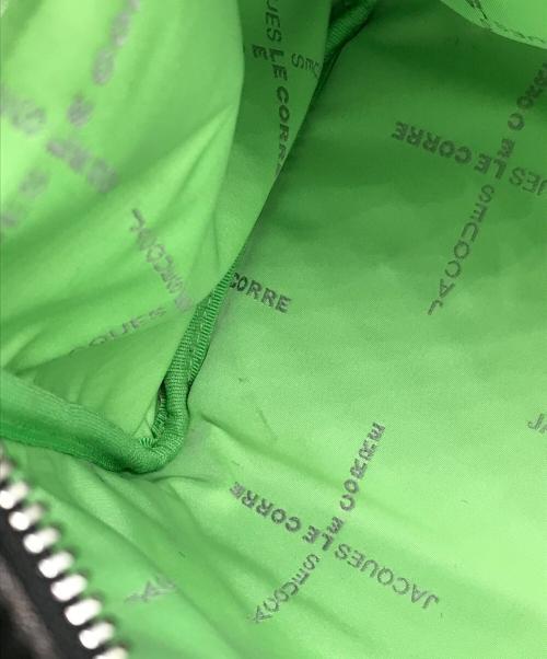 JACQUES LE CORRE（ジャックルコー）JACQUES LE CORRE (ジャックルコー) リスボン ハラコレオパードトートバッグ ブラック×パープルの古着・服飾アイテム