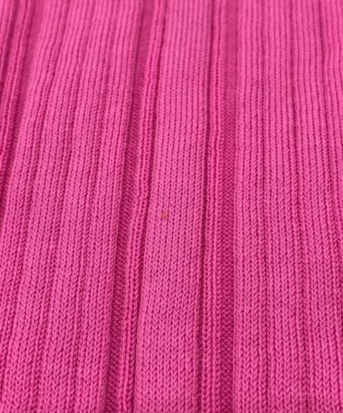 CYCLAS（シクラス）CYCLAS (シクラス) スリットリブニット ピンク サイズ:XSの古着・服飾アイテム