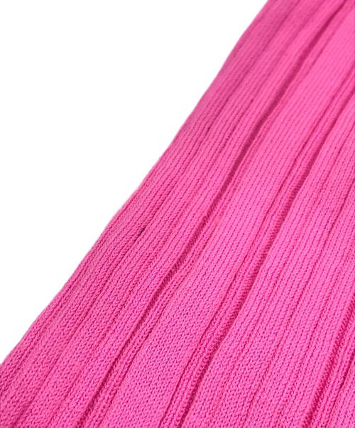 CYCLAS（シクラス）CYCLAS (シクラス) スリットリブニット ピンク サイズ:XSの古着・服飾アイテム