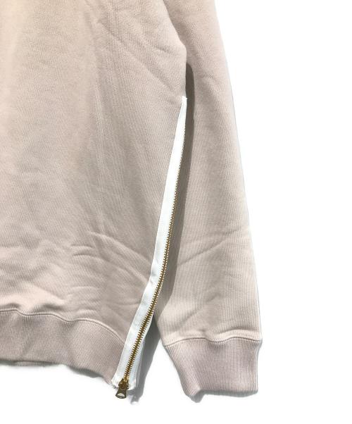 BEARDSLEY（ビアズリー）BEARDSLEY (ビアズリー) サイドジップ裏毛プルオーバー ピンク サイズ:Fの古着・服飾アイテム