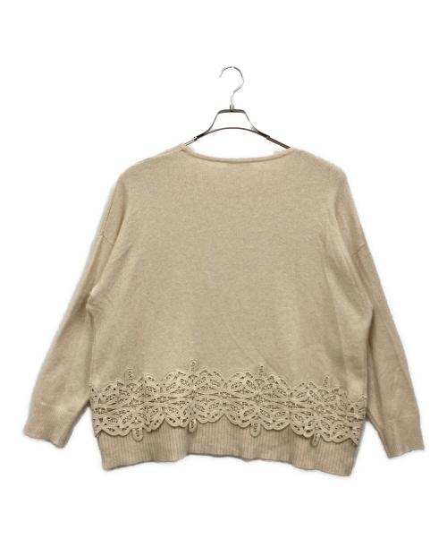 BEARDSLEY（ビアズリー）BEARDSLEY (ビアズリー) 裾リブバテンライクニット ベージュ サイズ:SIZE Freeの古着・服飾アイテム