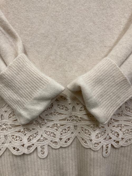 BEARDSLEY（ビアズリー）BEARDSLEY (ビアズリー) 裾リブバテンライクニット ベージュ サイズ:SIZE Freeの古着・服飾アイテム