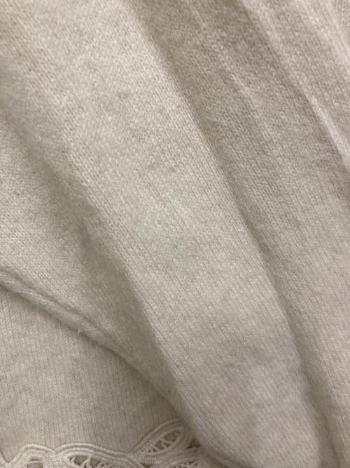 BEARDSLEY（ビアズリー）BEARDSLEY (ビアズリー) 裾リブバテンライクニット ベージュ サイズ:SIZE Freeの古着・服飾アイテム