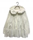 trefle+1トレフルプラスワン）の古着「フーデットラッシュガード」｜アイボリー