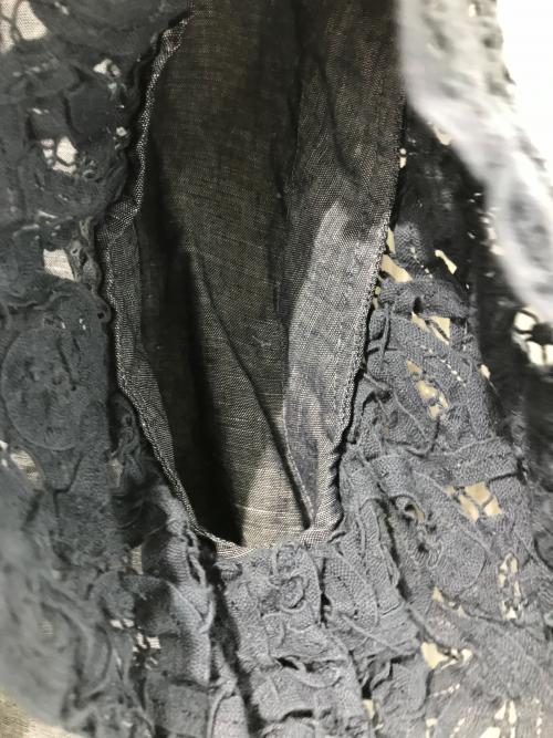 BEARDSLEY（ビアズリー）BEARDSLEY (ビアズリー) バテンレースブラウス ネイビー サイズ:Fの古着・服飾アイテム