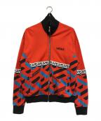 VERSACEヴェルサーチェ）の古着「グラフィックプリントボンバージャケット」｜レッド