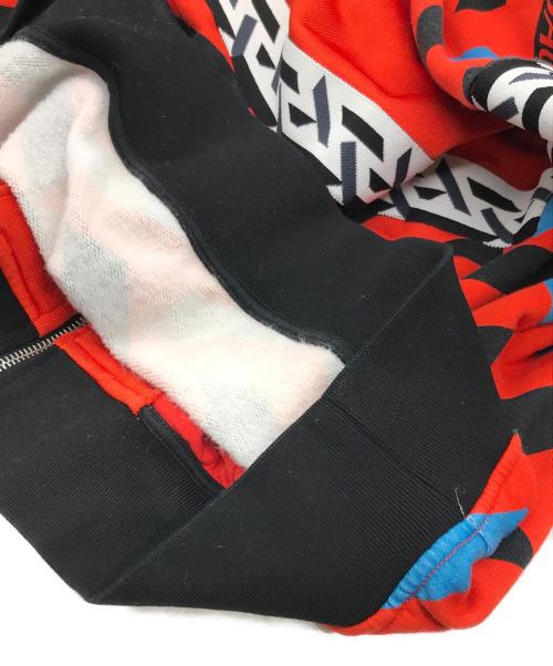 VERSACE（ヴェルサーチェ）VERSACE (ヴェルサーチェ) グラフィックプリントボンバージャケット レッド サイズ:Mの古着・服飾アイテム