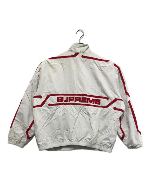 SUPREME（シュプリーム）Supreme (シュプリーム) 24SS Inset Link Track Jacket ホワイト×レッド サイズ:Lの古着・服飾アイテム