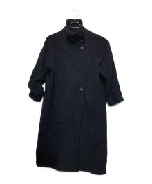 SLOBE IENA（スローブ イエナ）の古着「24AWパイルメルトンスタンドコクーンコート」｜ネイビー