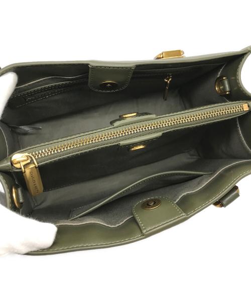 CHARLES & KEITH（チャールズアンドキース）CHARLES & KEITH (チャールズ＆キース) Large Textured Double Handle Bag グリーン サイズ:-の古着・服飾アイテム