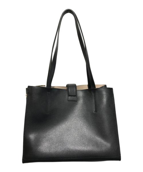 FURLA（フルラ）FURLA (フルラ) アーチロゴトートバッグ ブラックの古着・服飾アイテム