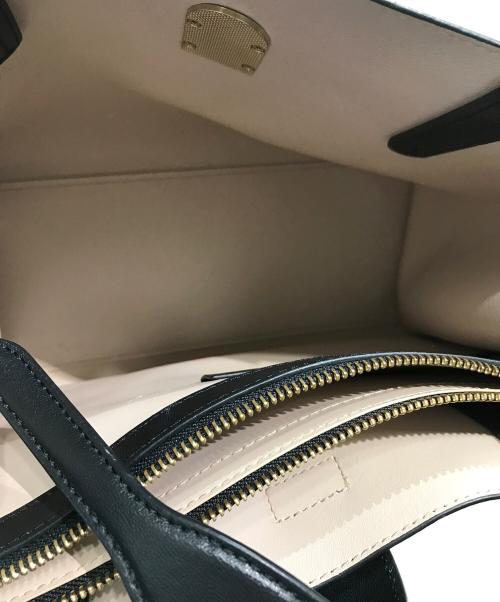 FURLA（フルラ）FURLA (フルラ) アーチロゴトートバッグ ブラックの古着・服飾アイテム