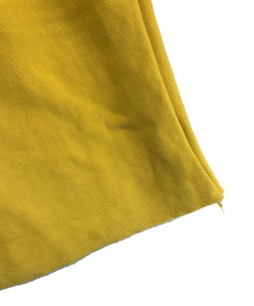 MAISON SPECIAL（メゾンスペシャル）MAISON SPECIAL (メゾンスペシャル) クラッシュスウェットプライムワイドピンタックイージーパンツ イエロー サイズ:01の古着・服飾アイテム