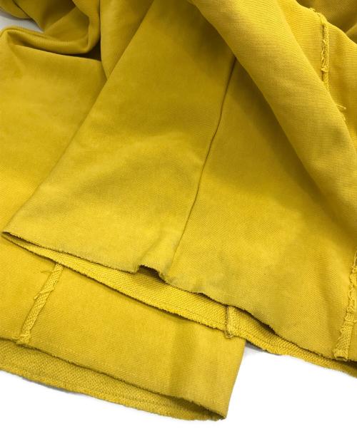 MAISON SPECIAL（メゾンスペシャル）MAISON SPECIAL (メゾンスペシャル) クラッシュスウェットプライムワイドピンタックイージーパンツ イエロー サイズ:01の古着・服飾アイテム