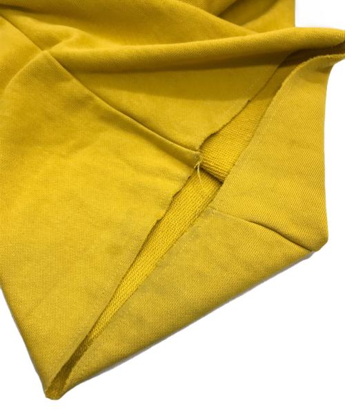 MAISON SPECIAL（メゾンスペシャル）MAISON SPECIAL (メゾンスペシャル) クラッシュスウェットプライムワイドピンタックイージーパンツ イエロー サイズ:01の古着・服飾アイテム