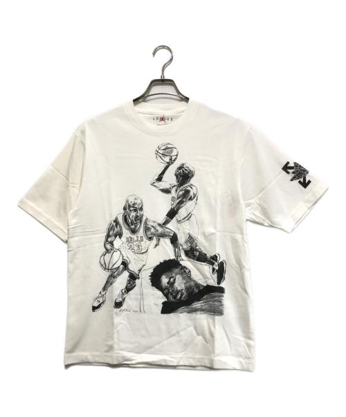 JORDAN（ジョーダン）JORDAN (ジョーダン) OFFWHITE (オフホワイト) NIKE  JORDAN OW S／S Tee Tシャツ ホワイト ホワイト サイズ:S 未使用品の古着・服飾アイテム