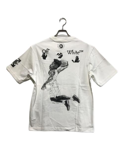 JORDAN（ジョーダン）JORDAN (ジョーダン) OFFWHITE (オフホワイト) NIKE  JORDAN OW S／S Tee Tシャツ ホワイト ホワイト サイズ:S 未使用品の古着・服飾アイテム