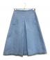 DRAWER（ドゥロワー）の古着「ボックスプリーツスカート」｜スカイブルー
