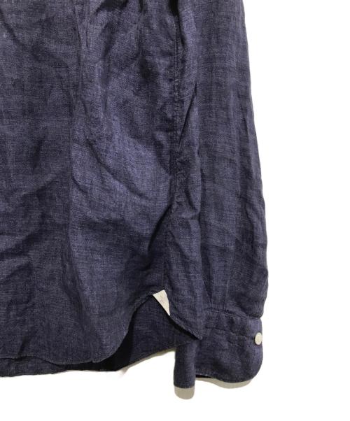 finamore（フィナモレ）Finamore (フィナモレ) レギュラーシャツ ネイビー サイズ:Lの古着・服飾アイテム
