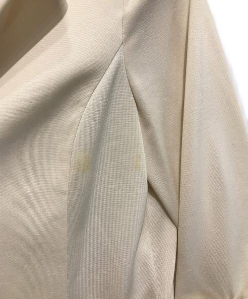 JUSGLITTY（ジャスグリッティー）JUSGLITTY (ジャスグリッティー) ノーカラージャケット ベージュ サイズ:1の古着・服飾アイテム