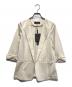 JUSGLITTY（ジャスグリッティー）の古着「ノーカラージャケット」｜ベージュ