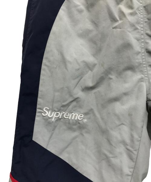 SUPREME（シュプリーム）Supreme (シュプリーム) GENUINE MERCHANDISE (ジェニュイン マーチャンダイズ) 21AW New York Yankees Track Pant グレー×ネイビー サイズ:Sの古着・服飾アイテム