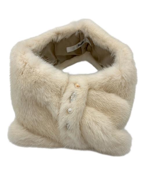 Rene（ルネ）Rene (ルネ) ミンクファーティペット アイボリーの古着・服飾アイテム