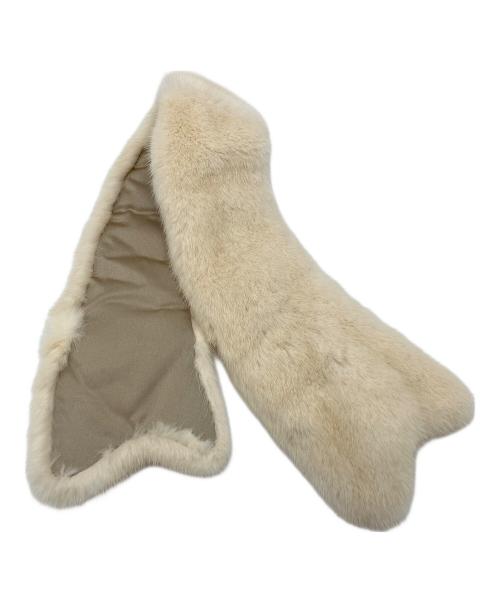 Rene（ルネ）Rene (ルネ) ミンクファーティペット アイボリーの古着・服飾アイテム