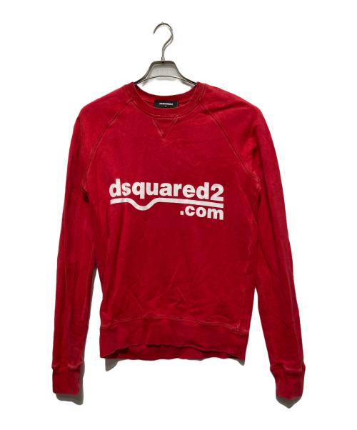 DSQUARED2（ディースクエアード）DSQUARED2 (ディースクエアード) 20AW Sweatshirt レッド サイズ:Sの古着・服飾アイテム