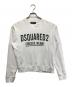 DSQUARED2（ディースクエアード）の古着「プリントスウェット」｜ホワイト