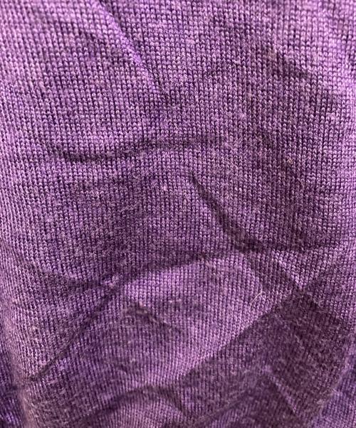 PRADA（プラダ）PRADA (プラダ) シルクブレンドハイネックニット パープル サイズ:Sの古着・服飾アイテム