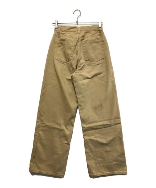 Lily Brown（リリーブラウン）Lily Brown (リリーブラウン) ハイウエストストレートデニムパンツ ベージュ サイズ:1の古着・服飾アイテム