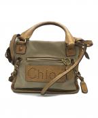 Chloeクロエ）の古着「ハーレーキャンパス2WAYバッグ」｜ベージュ