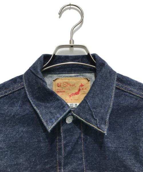 orSlow（オアスロウ）orSlow (オアスロウ) 2nd type ワンウォッシュデニムジャケット インディゴ サイズ:Lの古着・服飾アイテム