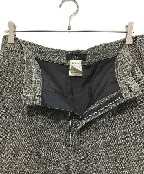 Y's（ワイズ）Y's (ワイズ) シルクチェックパンツ ベージュ サイズ:-の古着・服飾アイテム