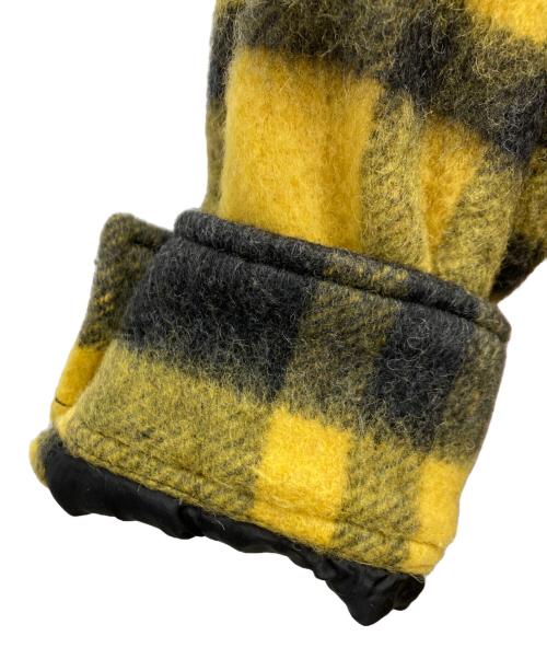 UNITED ARROWS（ユナイテッドアローズ）UNITED ARROWS (ユナイテッドアローズ) シャギー チェック CPO ジャケット イエロー サイズ:36の古着・服飾アイテム