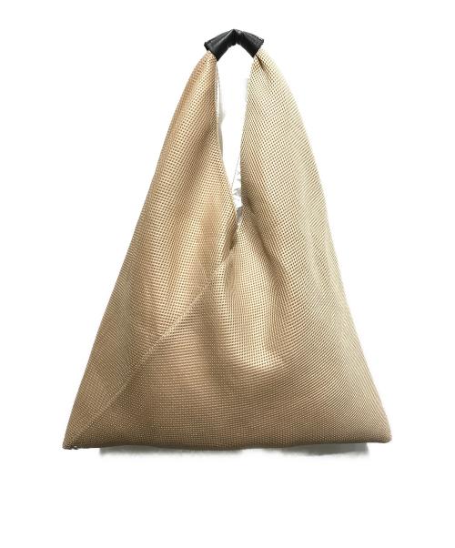 Maison Margiela（メゾンマルジェラ）Maison Margiela (メゾンマルジェラ) トライアングルメッシュバッグ ベージュの古着・服飾アイテム