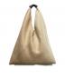 Maison Margiela (メゾンマルジェラ) トライアングルメッシュバッグ ベージュ：13000円