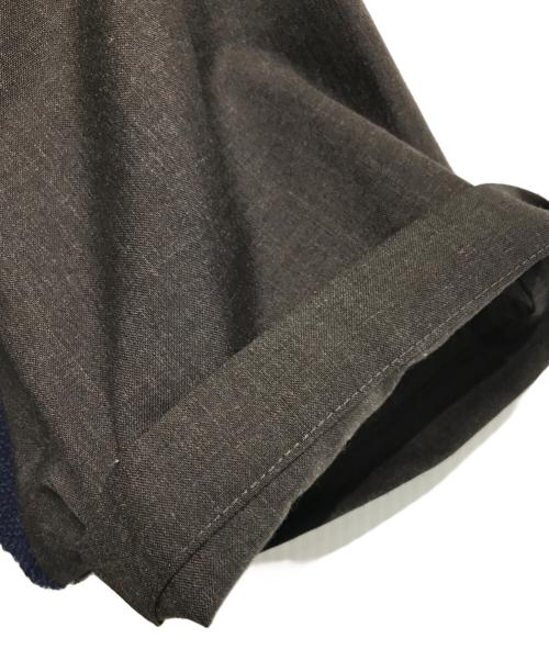 KOLOR（カラー）KOLOR (カラー) 21SS レーヨンコードシャツ ブラウン×ネイビー サイズ:3の古着・服飾アイテム