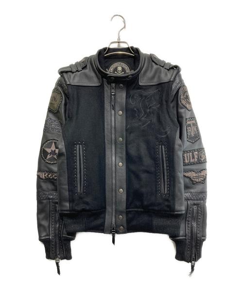 Roen（ロエン）Roen (ロエン) スタジャン ブラック サイズ:46の古着・服飾アイテム