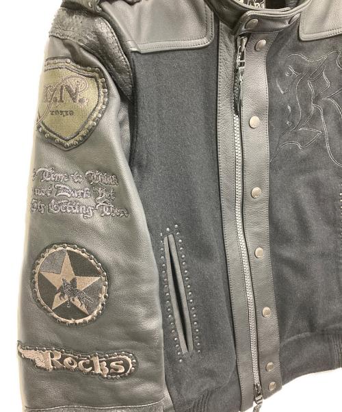 Roen（ロエン）Roen (ロエン) スタジャン ブラック サイズ:46の古着・服飾アイテム