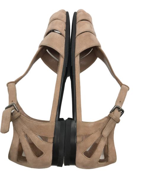 CHURCH'S（チャーチ）CHURCH'S (チャーチ) スウェードフラットサンダル ベージュ サイズ:34 1/2の古着・服飾アイテム