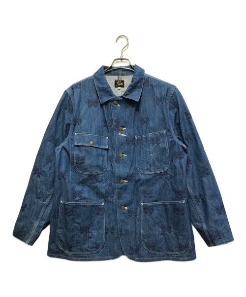 Needles（ニードルズ）Needles (ニードルズ) パピヨン刺繍カバーオール インディゴ サイズ:SIZE Mの古着・服飾アイテム
